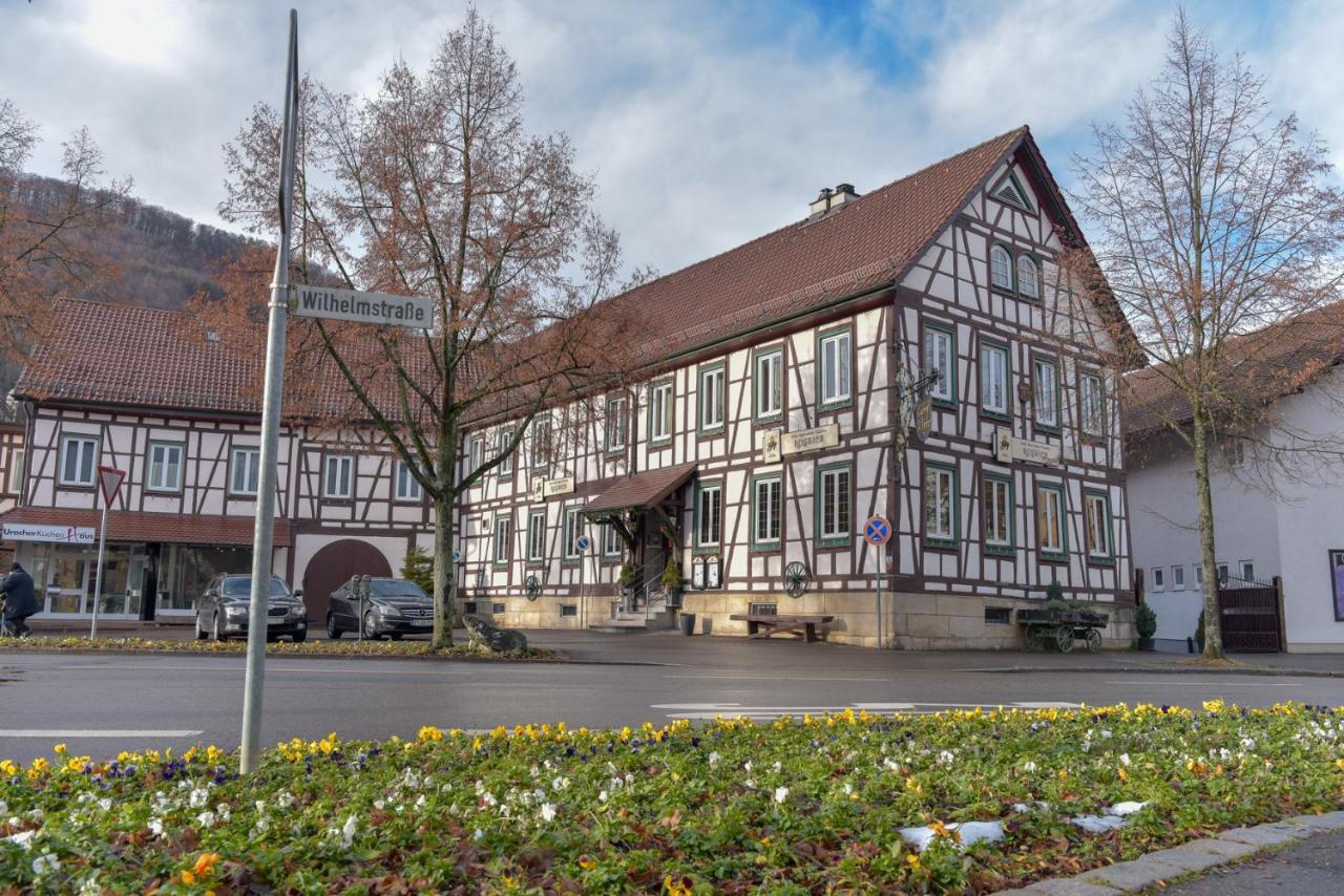Hotel Ristorante Rostica Bad Urach Exterior foto